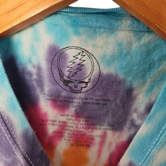 Grateful Dead Dancing Bear Tie-Dye‎ Shirt Size S Small - Picture 3 of 16